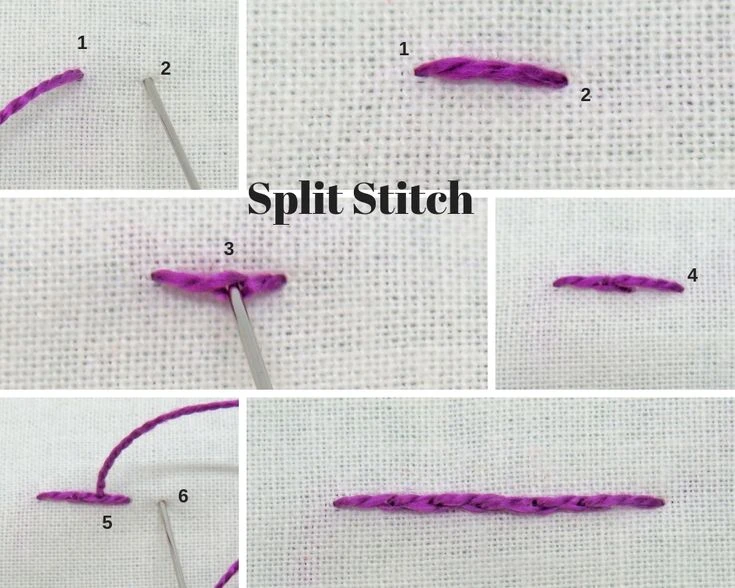 Split stitch