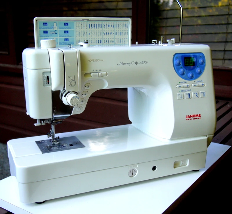 Janome Memory Craft 6300P Sewing and Hat Embroidery