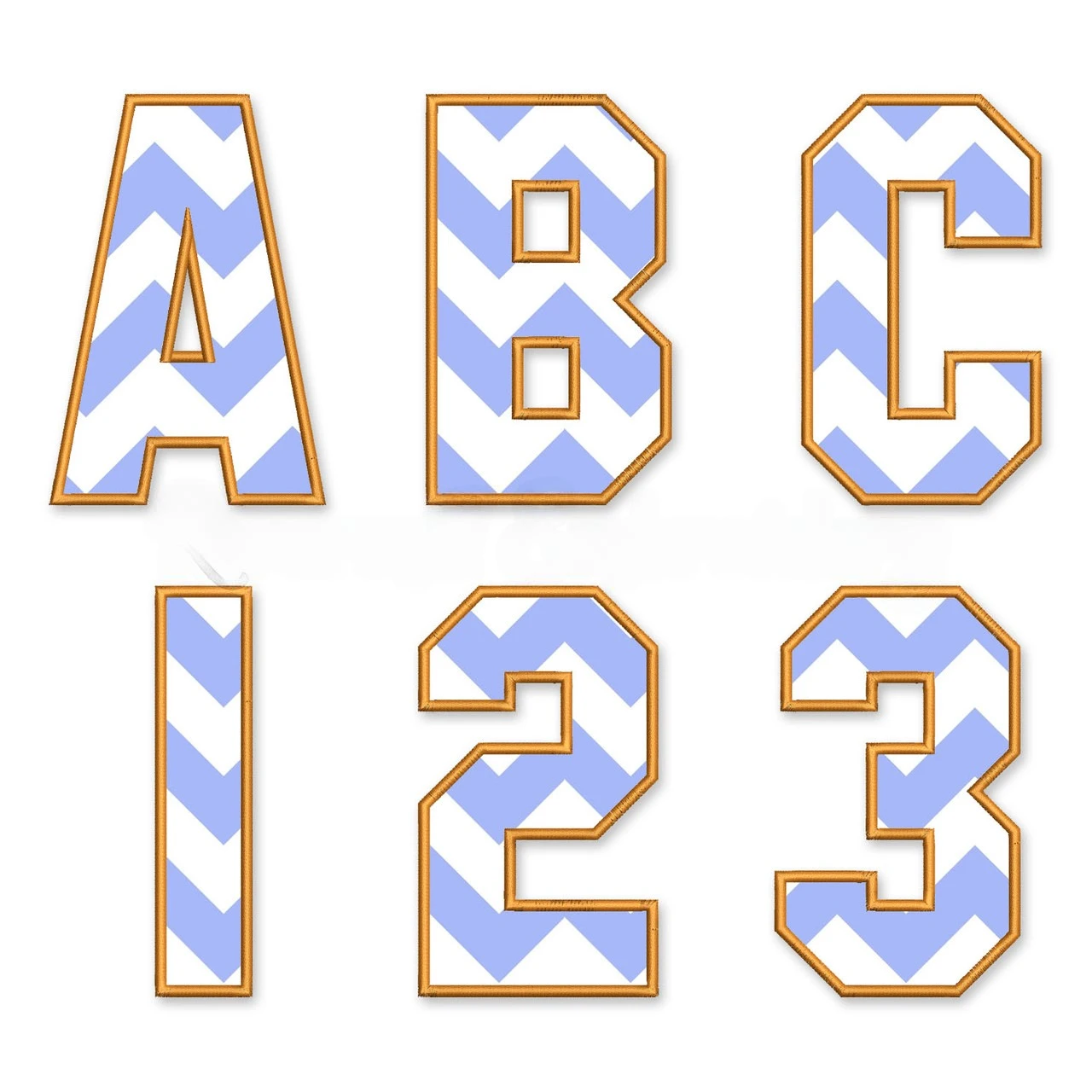 Classic Serif Applique Fonts