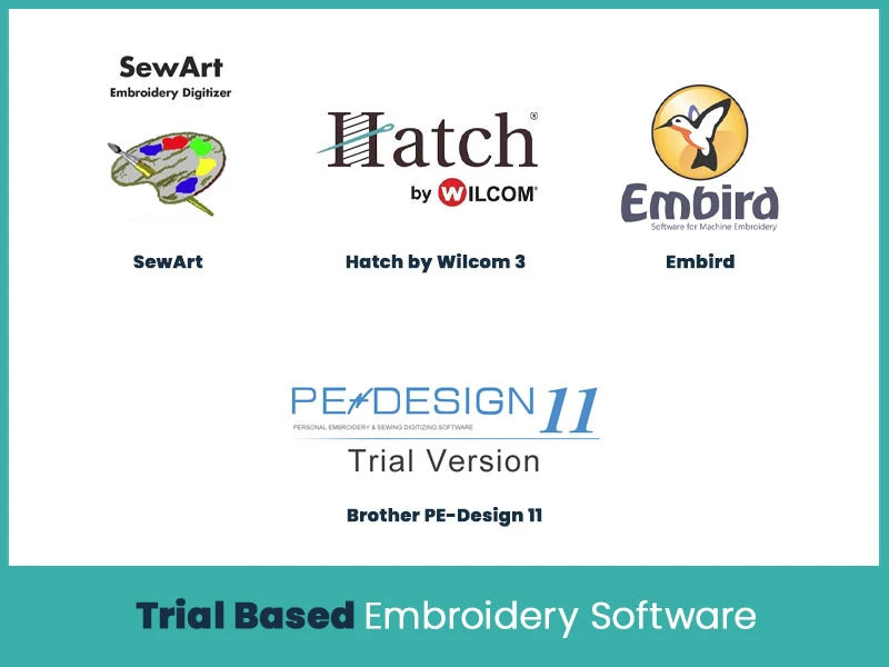 Trial-Based Embroidery Software
