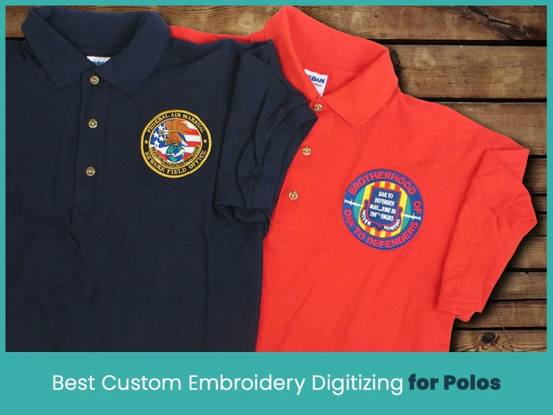 Best Custom Embroidery Digitizing for Polos