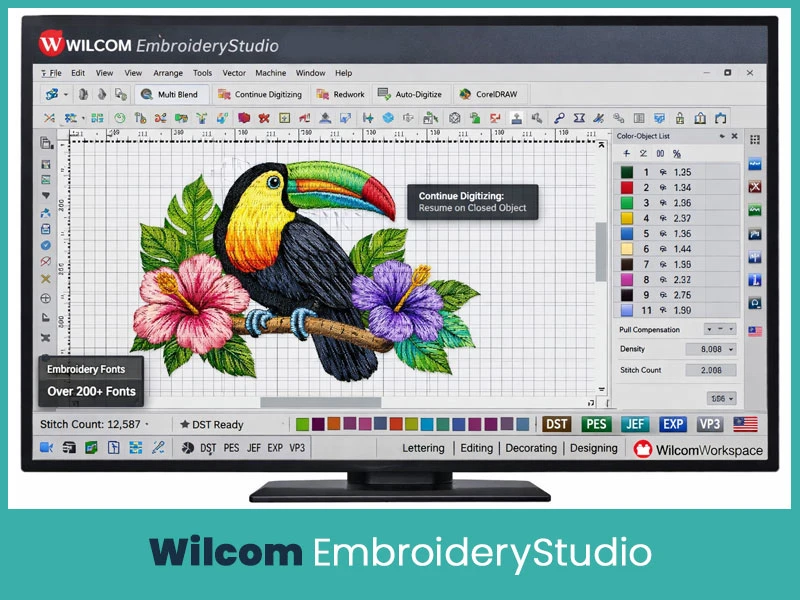 1. Wilcom EmbroideryStudio