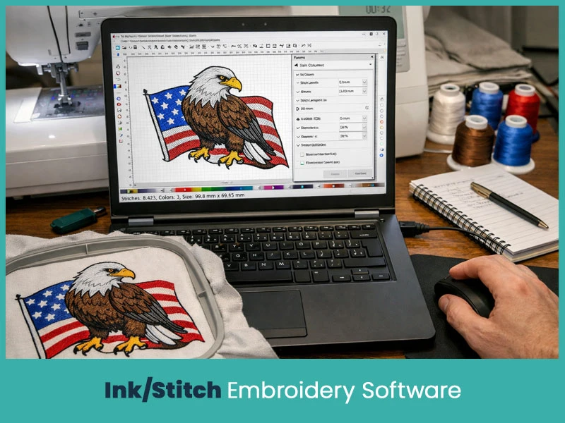 4. Ink/Stitch Embroidery Software