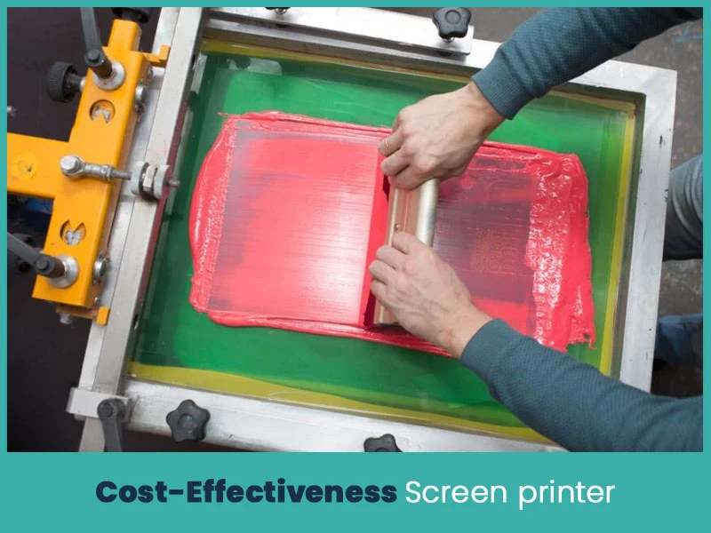 4. Cost-Effectiveness Screen printer