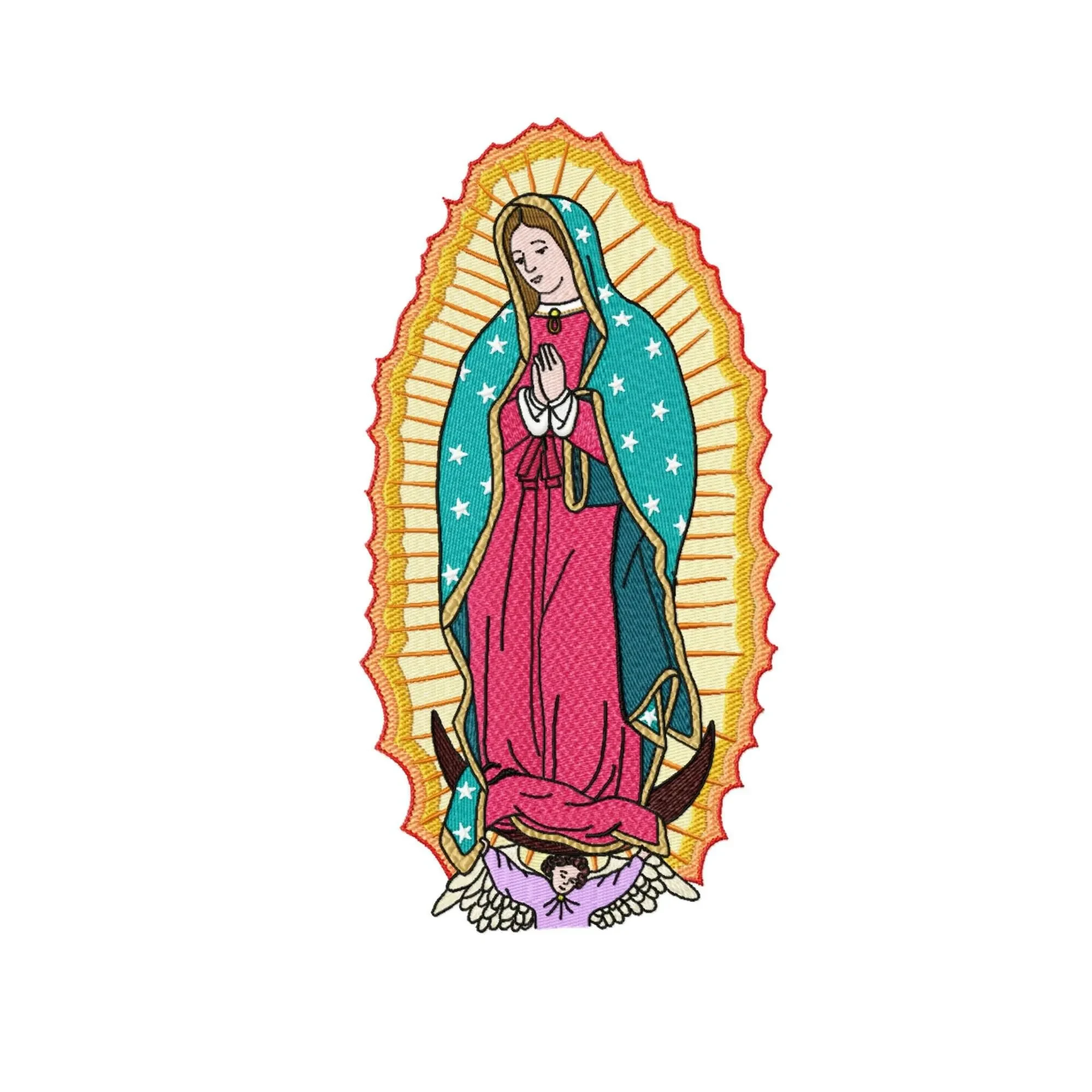 La Virgen de Guadalupe Embroidery