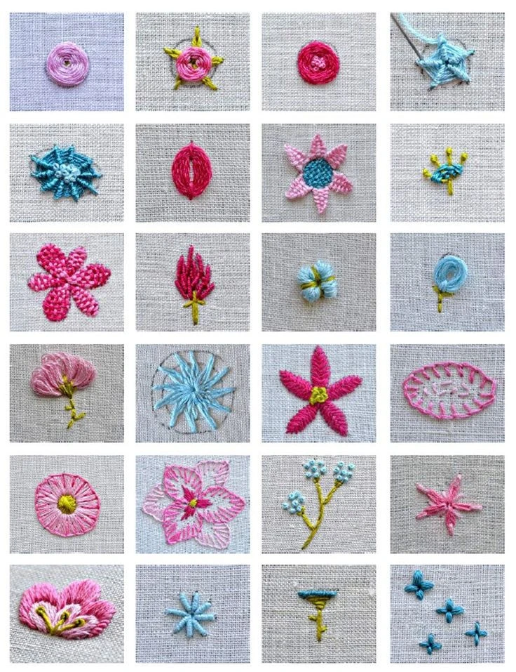 Flower Embroidery Stitches for Beginners