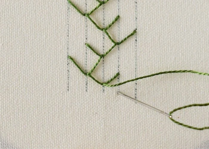 Double Feather stitch