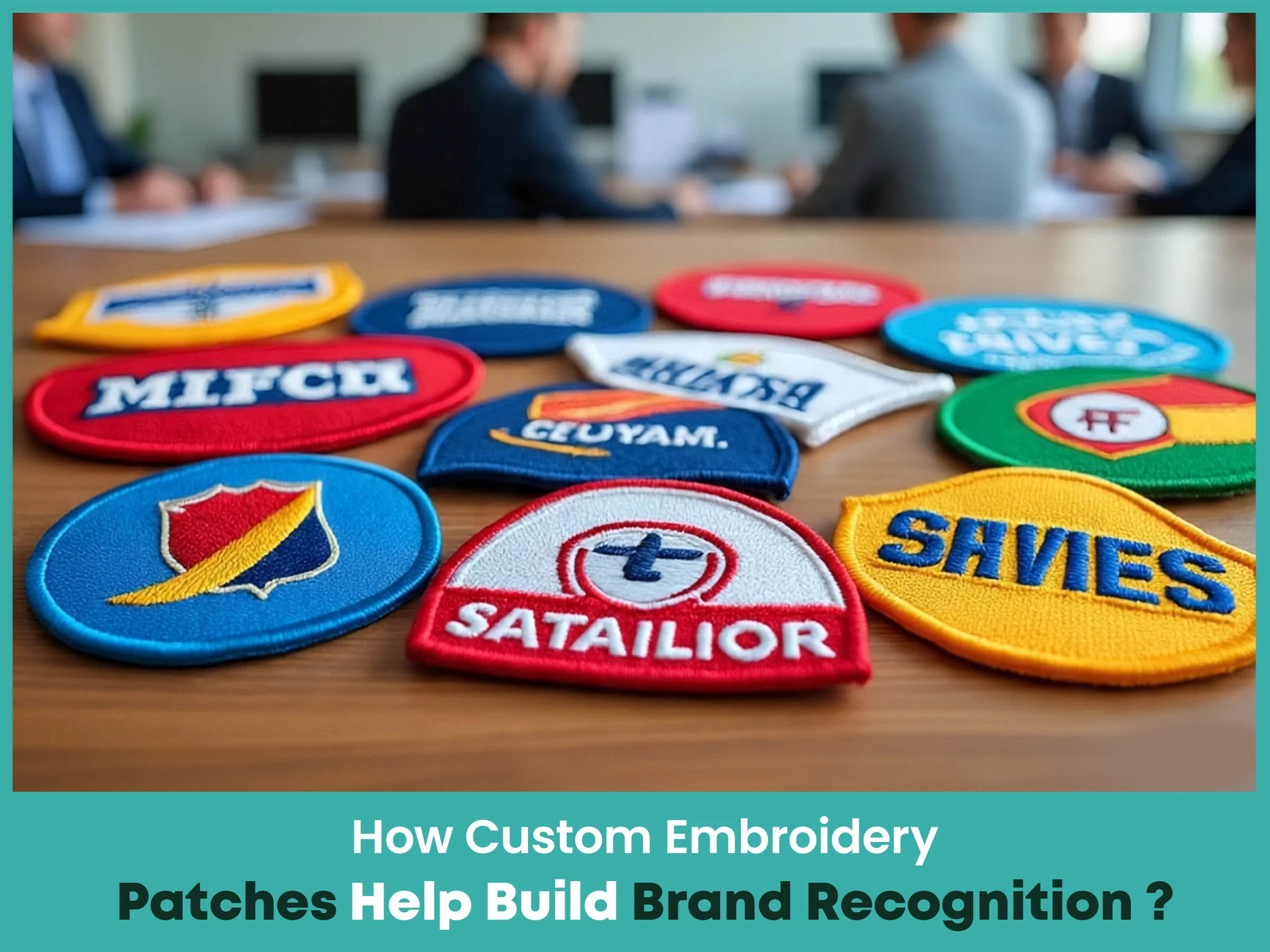 How Custom Embroidery Patches Help Build Brand Recognition?