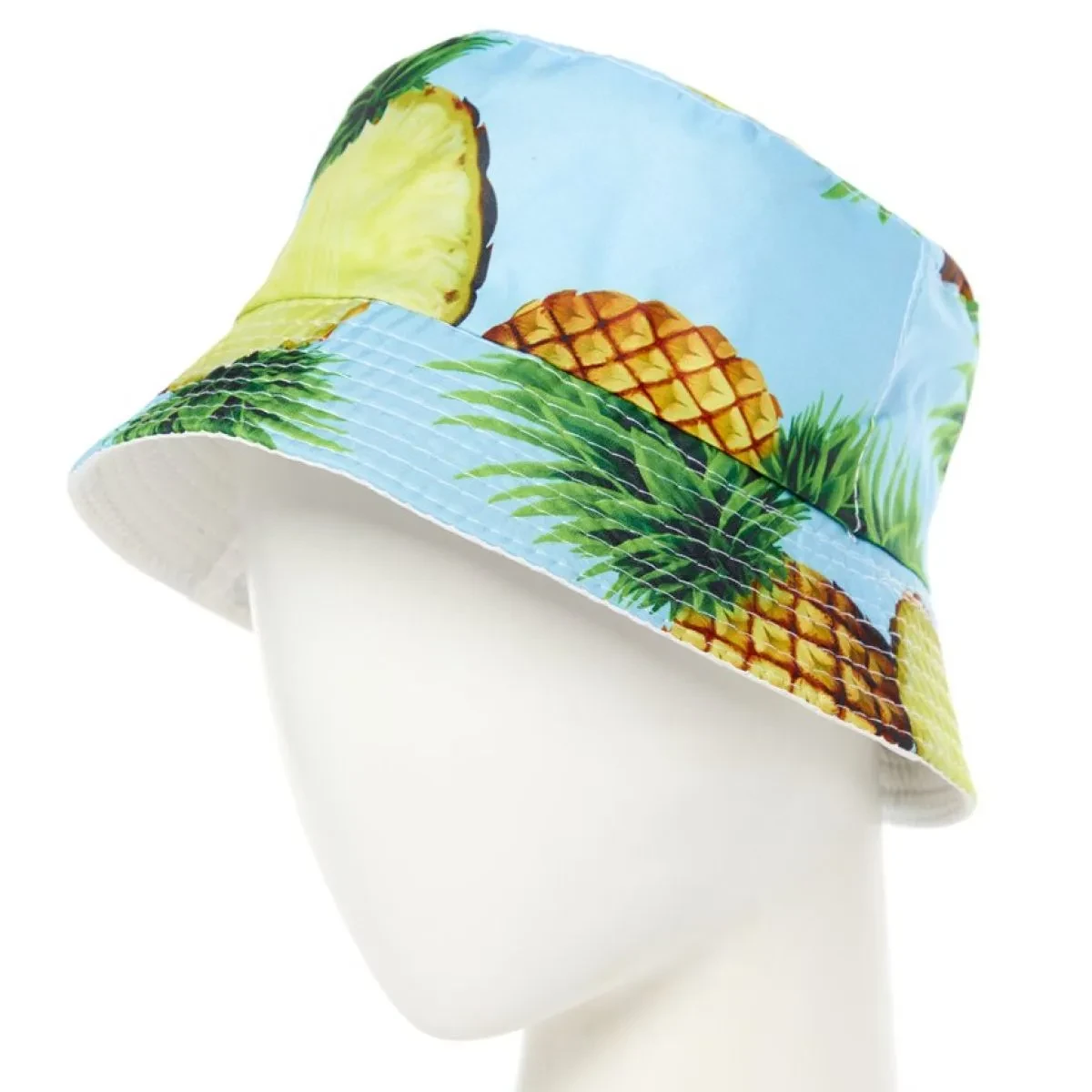 Sequin Pineapple Design on a Beach Hat