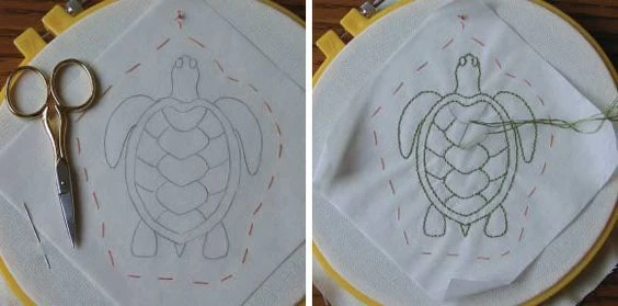 How to Trace Embroidery Pattern on Fabric