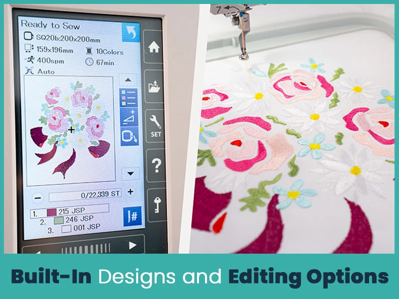 Built-In Designs and Editing Options