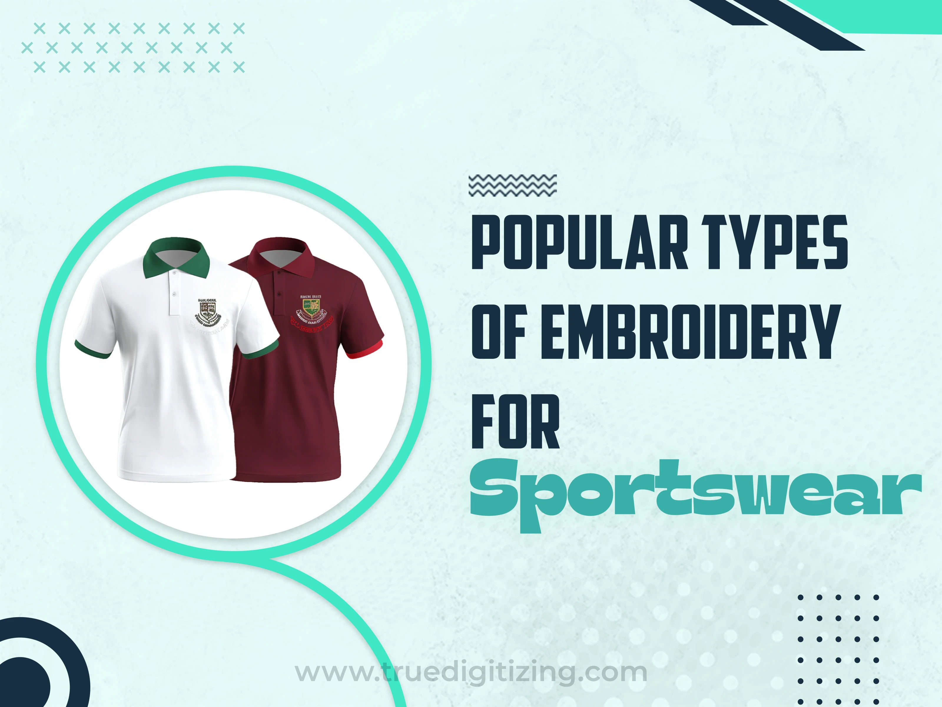 Popular Types of Embroidery for Sportswear
