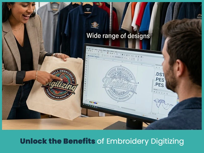 Unlock the Benefits of Embroidery Digitizing