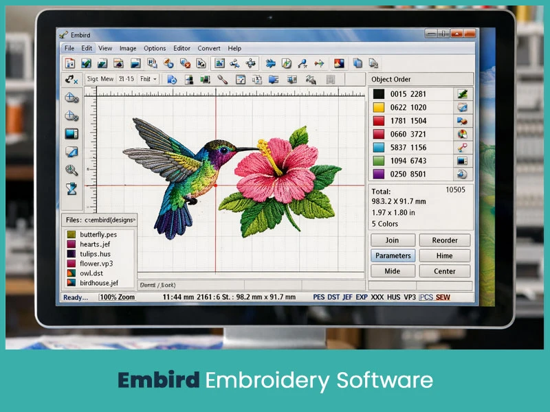 8. Embird Embroidery Software