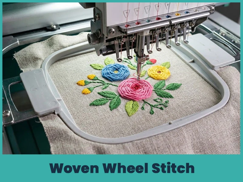 13. Woven Wheel Stitch