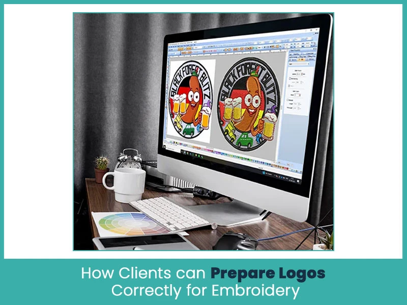 How Clients Can Prepare Logos Correctly for Embroidery?