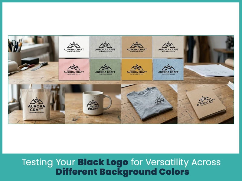 Testing Your Black Logo for Versatility Across Different Background Colors