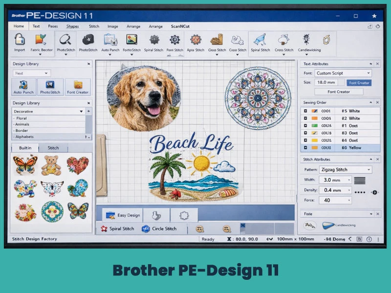 6. Brother PE-Design 11