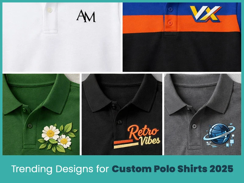 Trending Designs for Custom Polo Shirts 2025