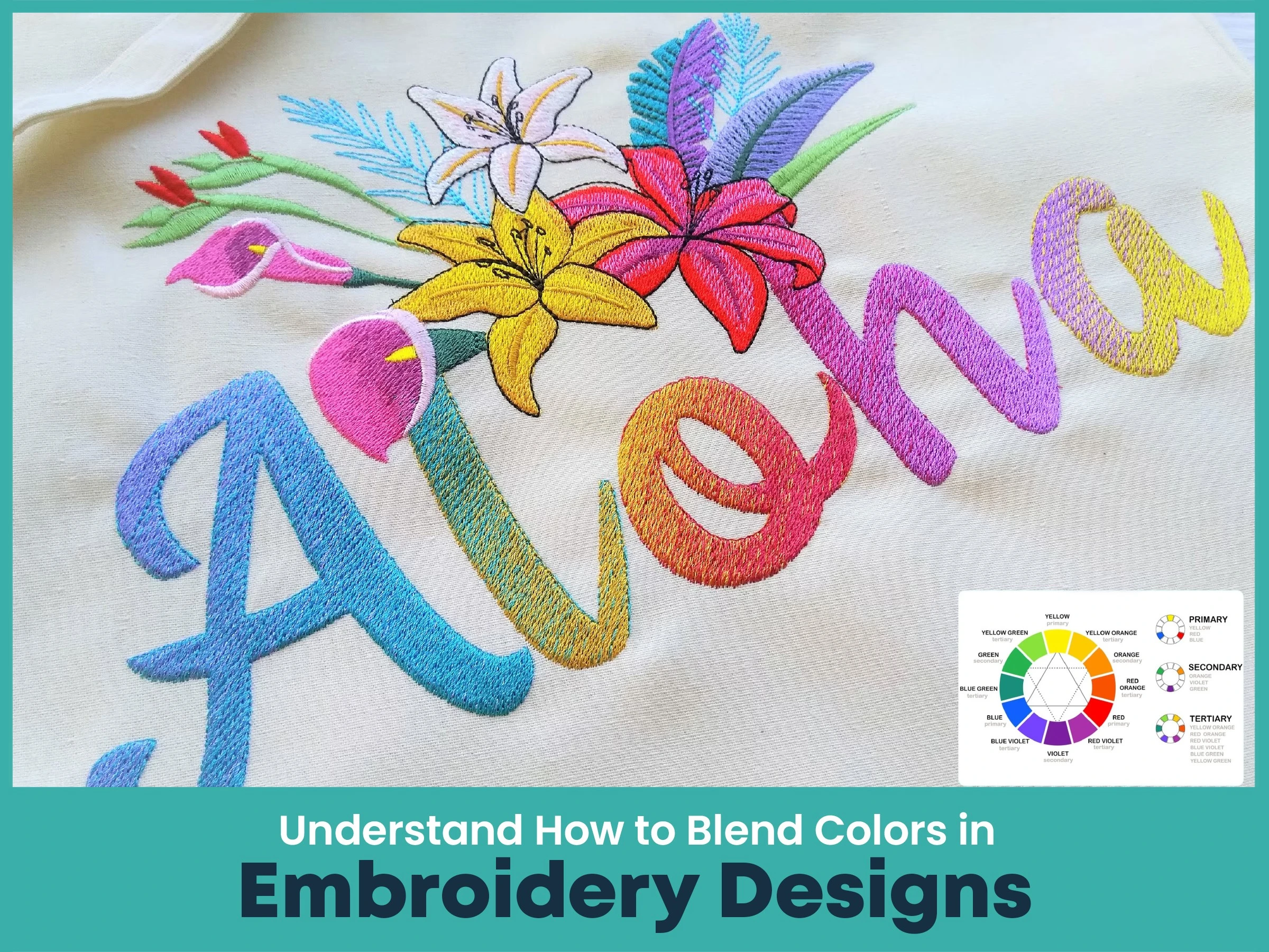 Understand How to Blend Colors in Embroidery Designs