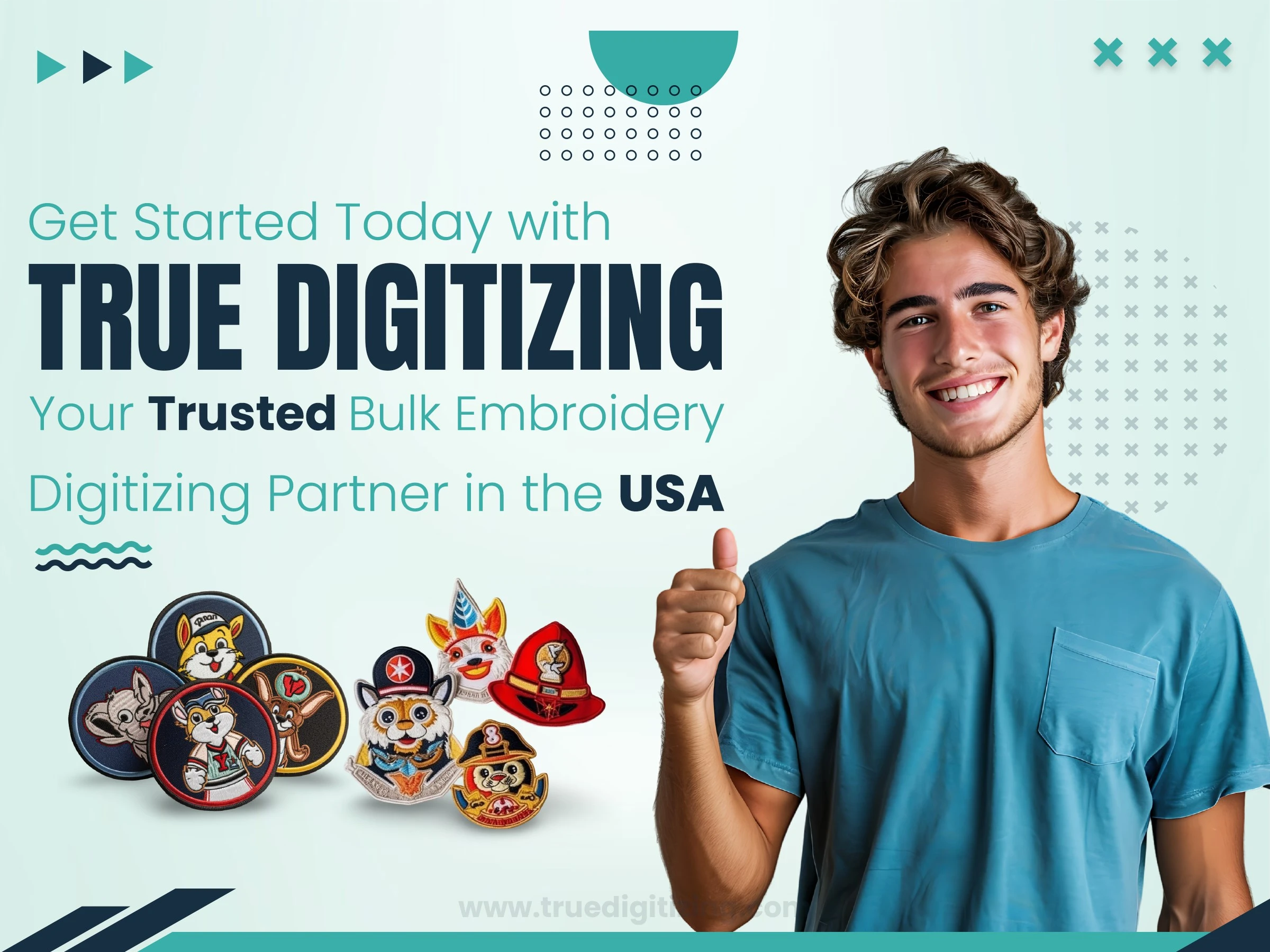 Get Started Today with True Digitizing: Your Trusted Bulk Embroidery Digitizing Partner in the USA