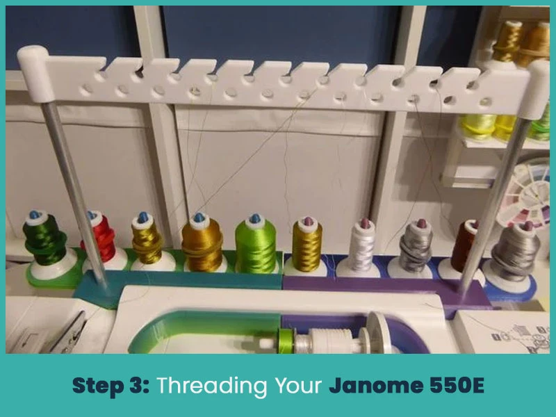 Step 3: Threading Your Janome 550E