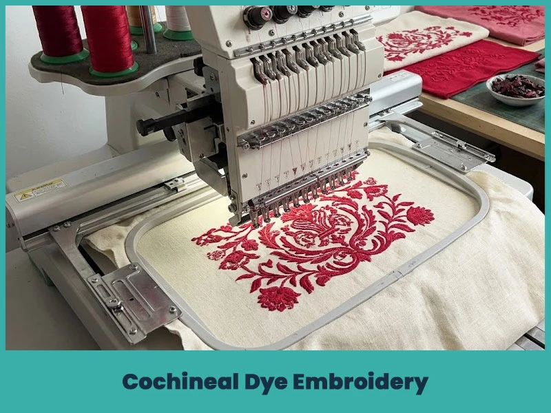 Cochineal Dye Embroidery