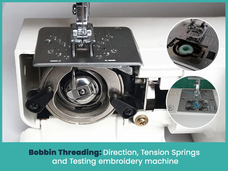 Bobbin Threading: Direction, Tension Springs and Testing