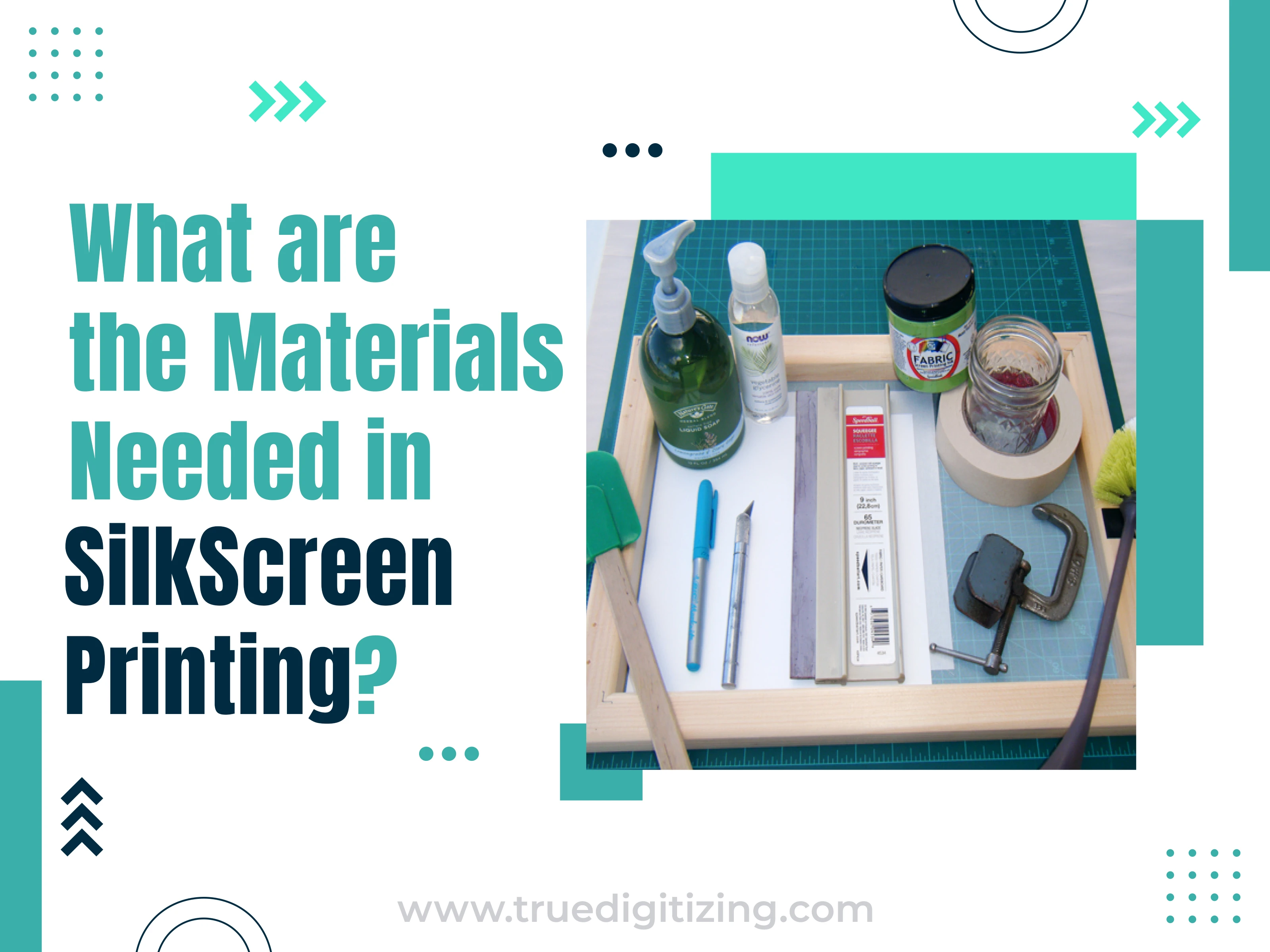 Materials Needed for Silkscreen Printing