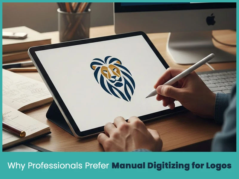 Why Professionals Prefer Manual Digitizing for Logos?