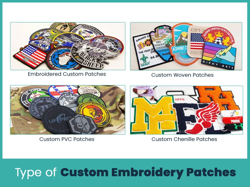 Type of Custom Embroidery Patches