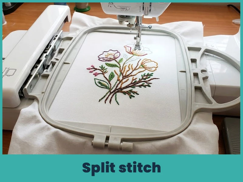 2. Split stitch
