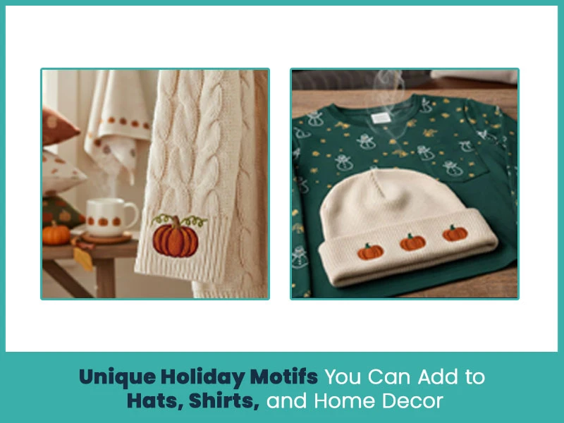 Unique Holiday Motifs You Can Add to Hats, Shirts, and Home Decor