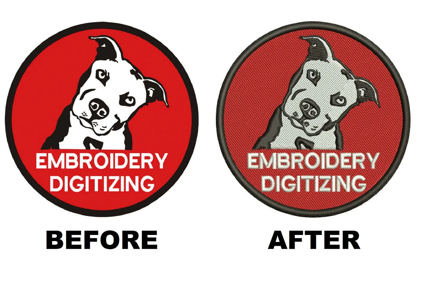 Right Image Format for Embroidery Digitizing