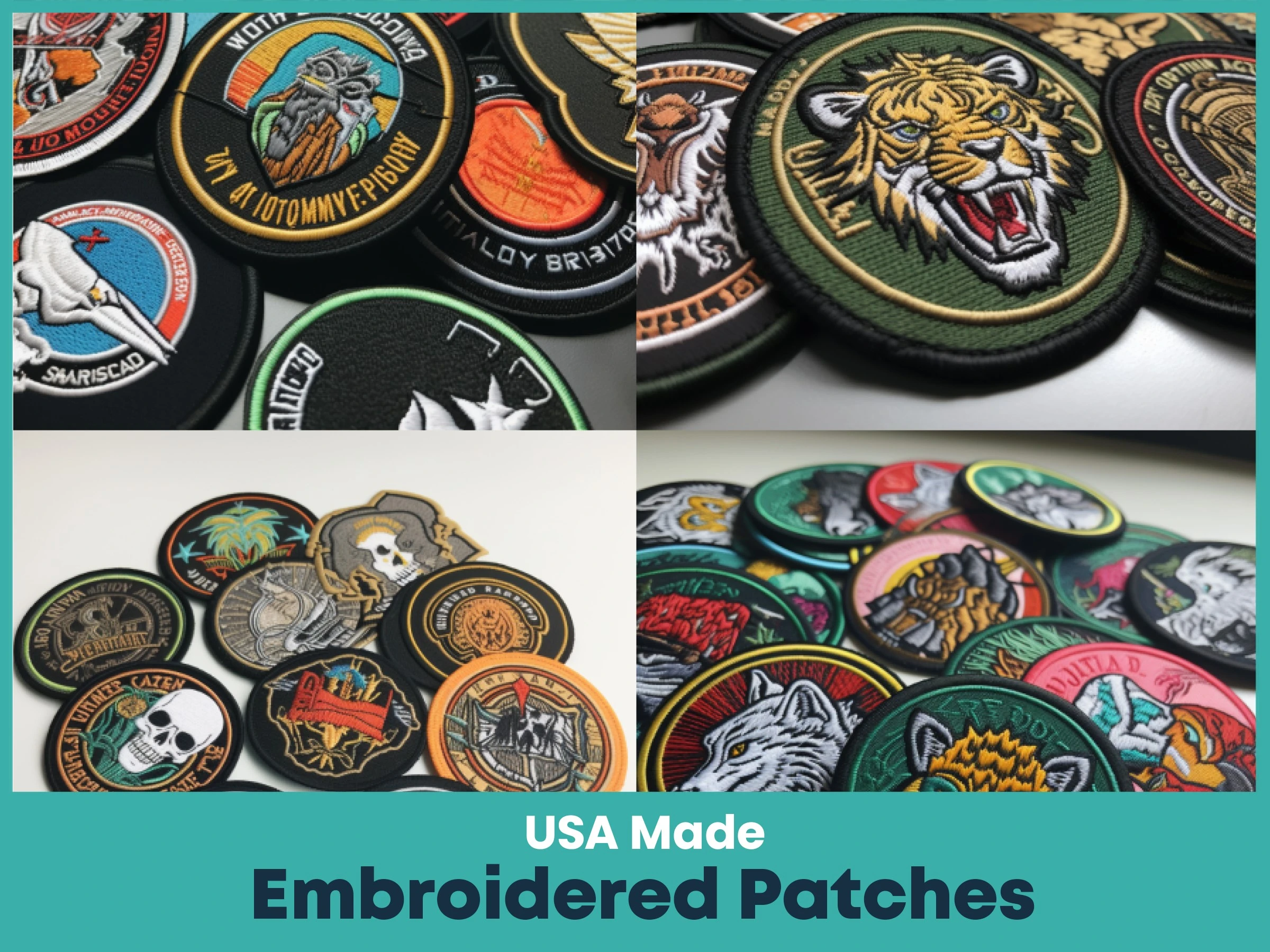 USA Made Embroidered Patches