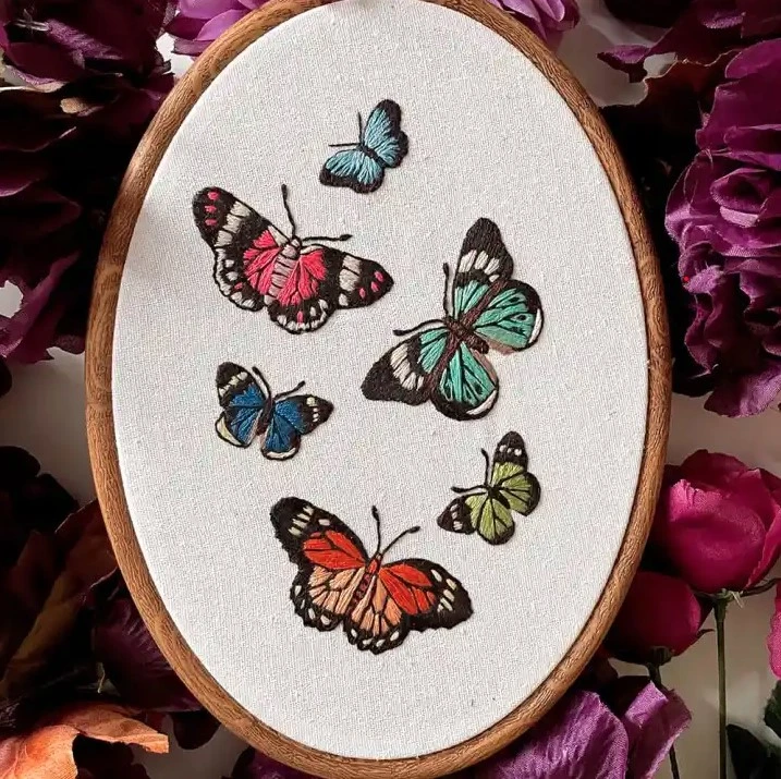 8. Butterfly and Blooms