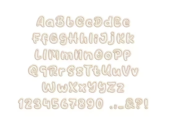 Handwritten Applique Fonts