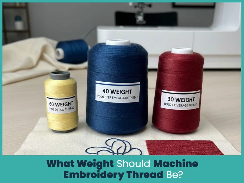 What Weight Should Machine Embroidery Thread Be?