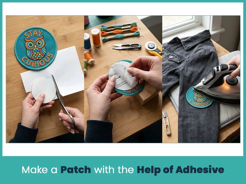 Make a Patch with the Help of Adhesive