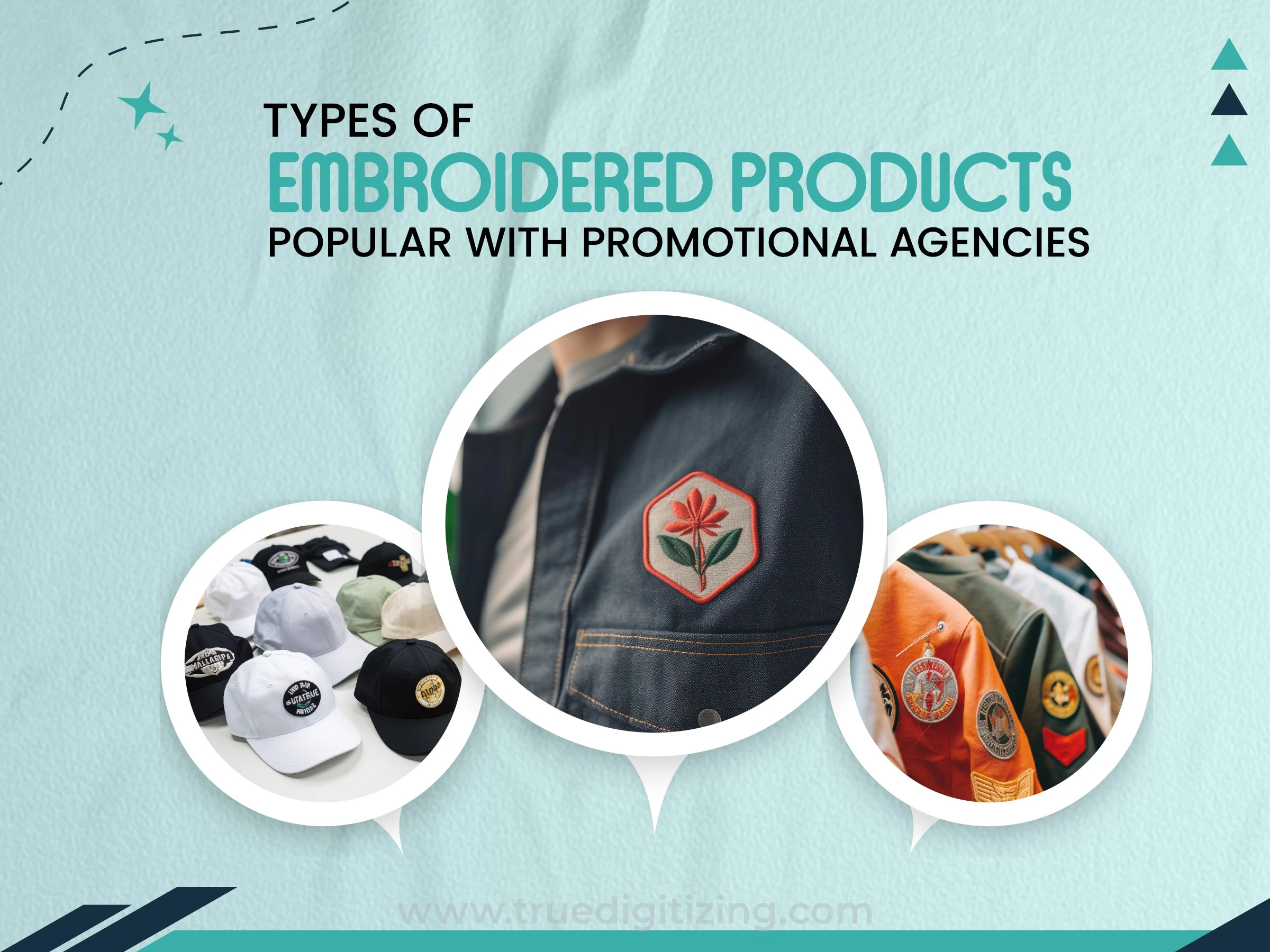 Types of Embroidered Products Popular with Promotional Agencies