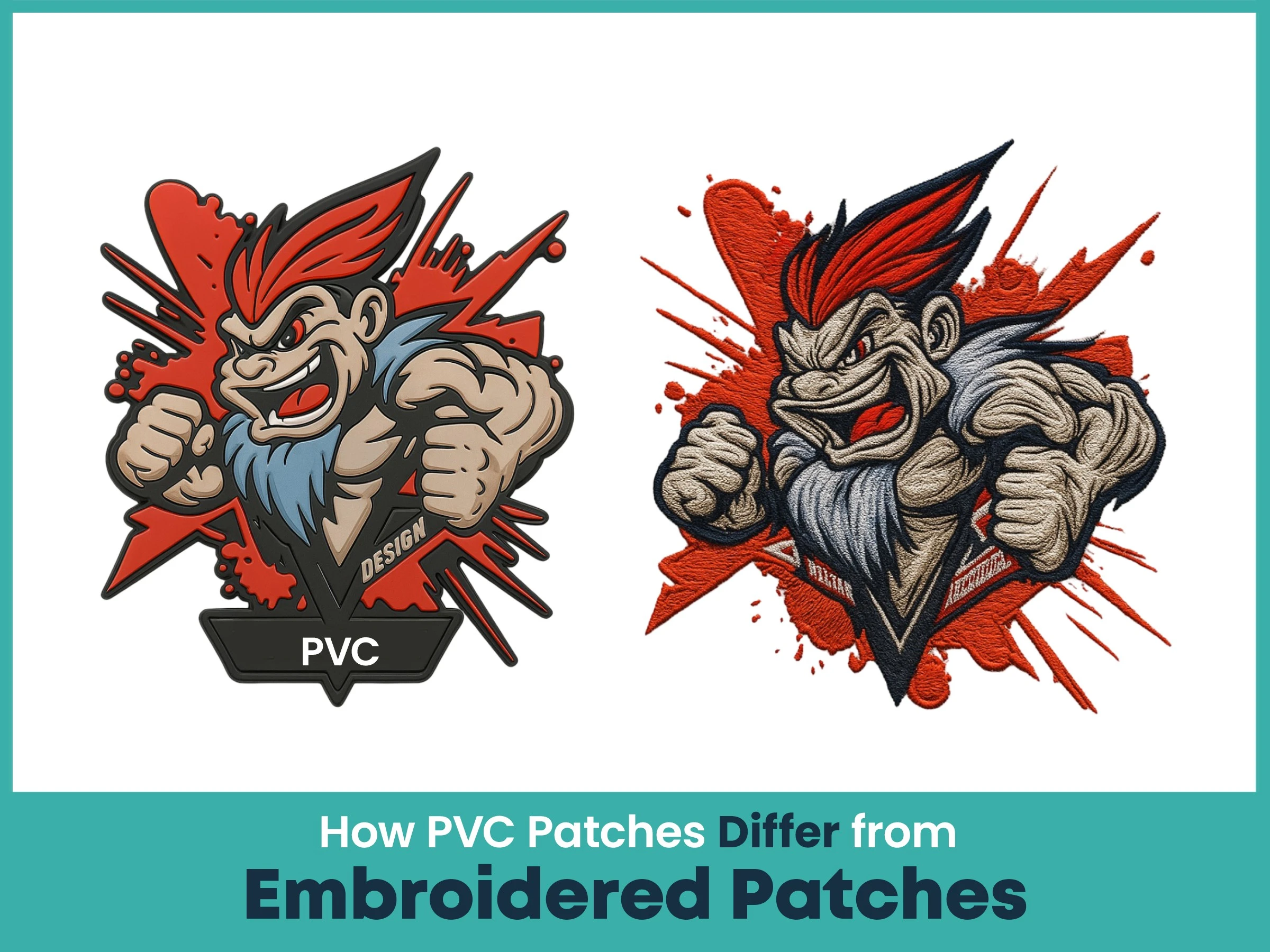 How PVC Patches Differ from Embroidered Patches?