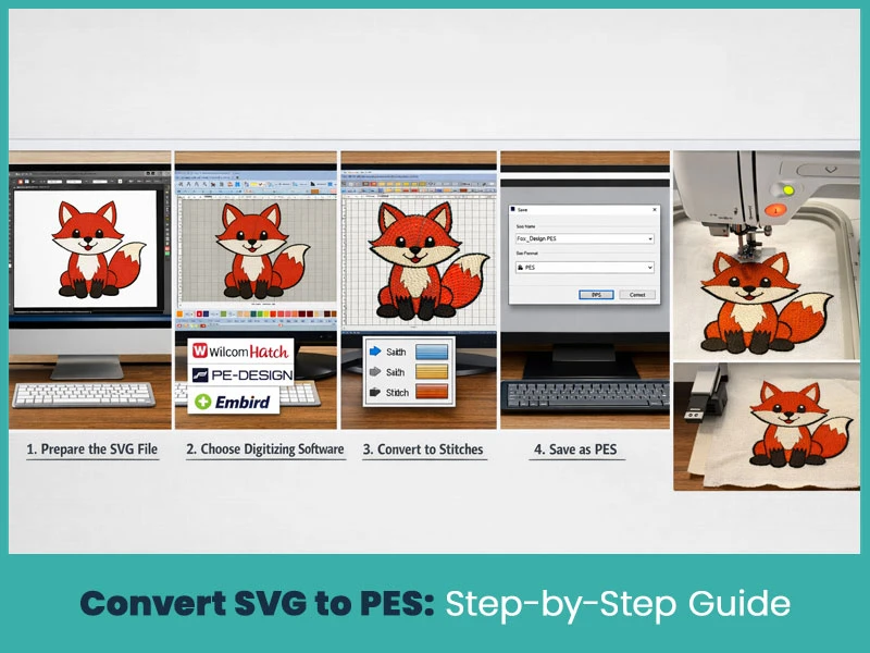 Convert SVG to PES: Step-by-Step Guide