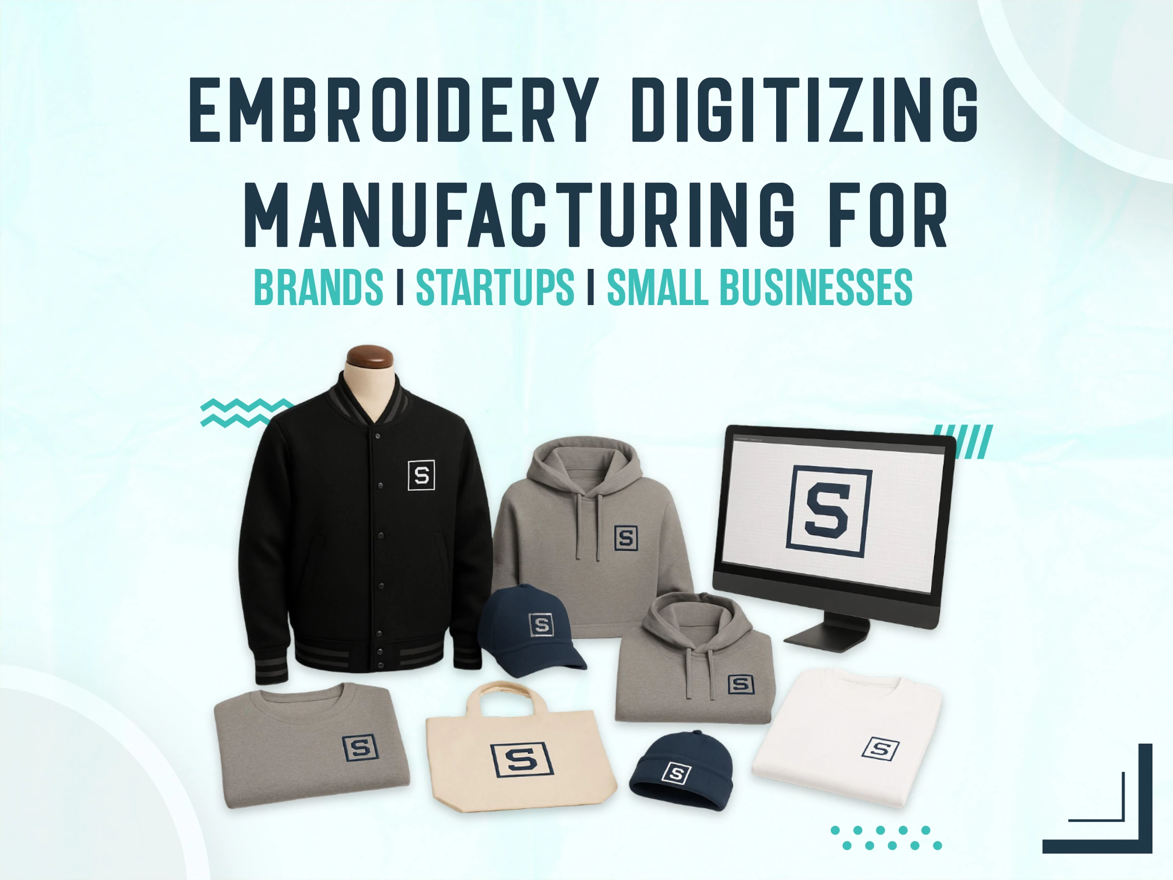 Embroidery Digitizing Manufacturing for Brands, Startups, and Small Businesses