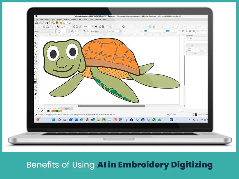Benefits of Using AI in Embroidery Digitizing