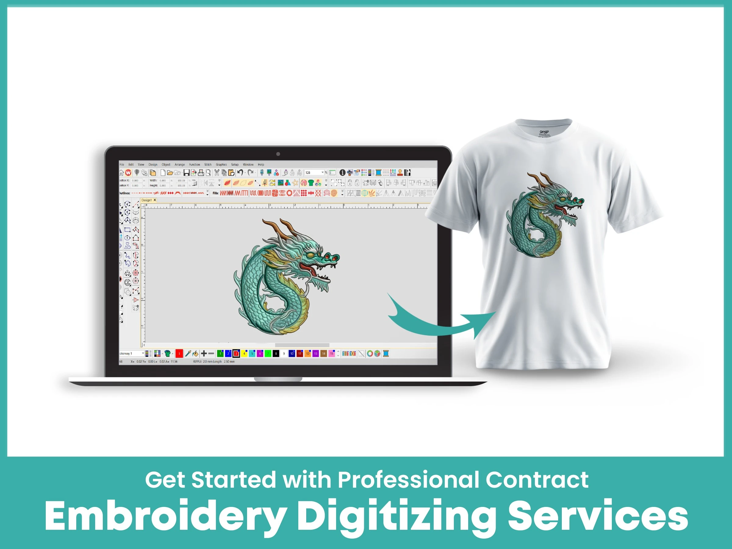Get Started with Professional Contract Embroidery Digitizing Services