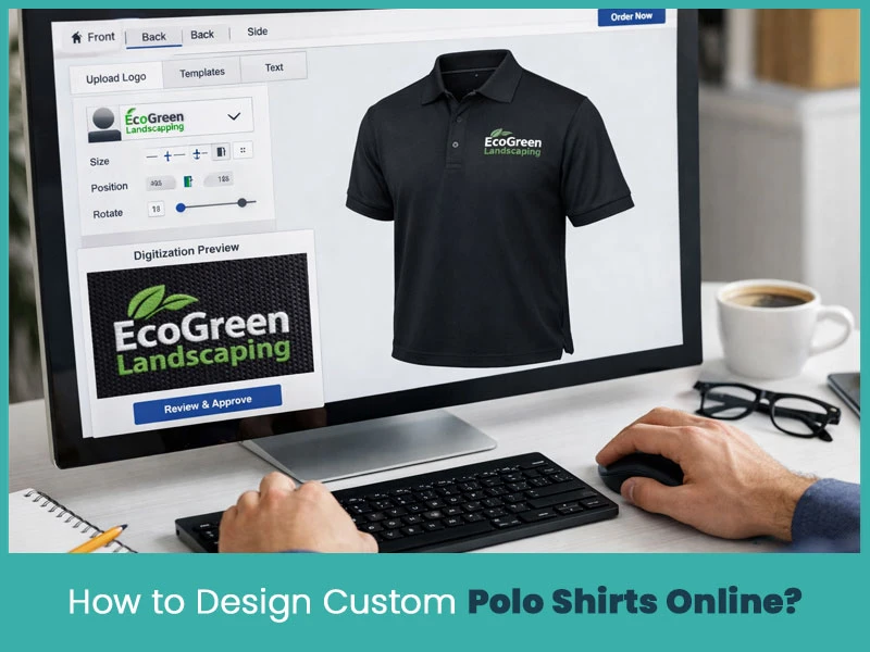 How to Design Custom Polo Shirts Online?