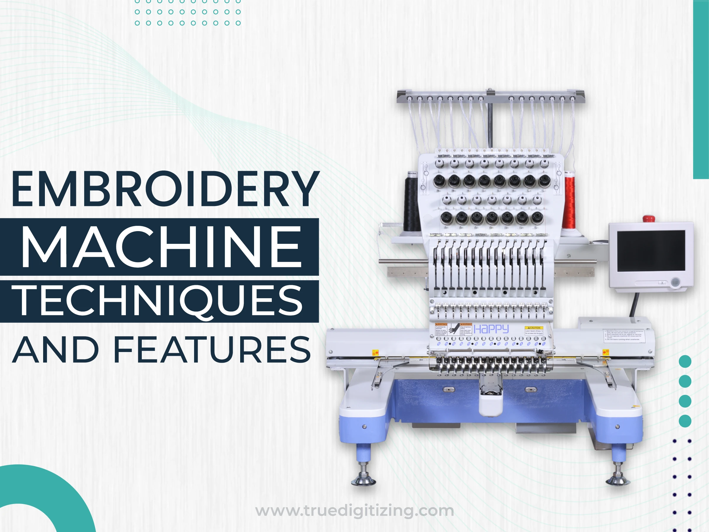 Embroidery Machine Techniques and Features