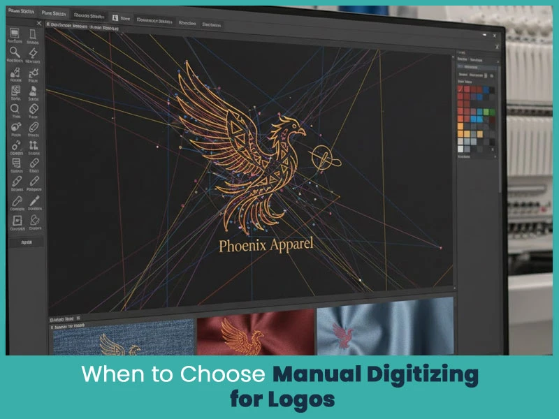 When to Choose Manual Digitizing for Logos?