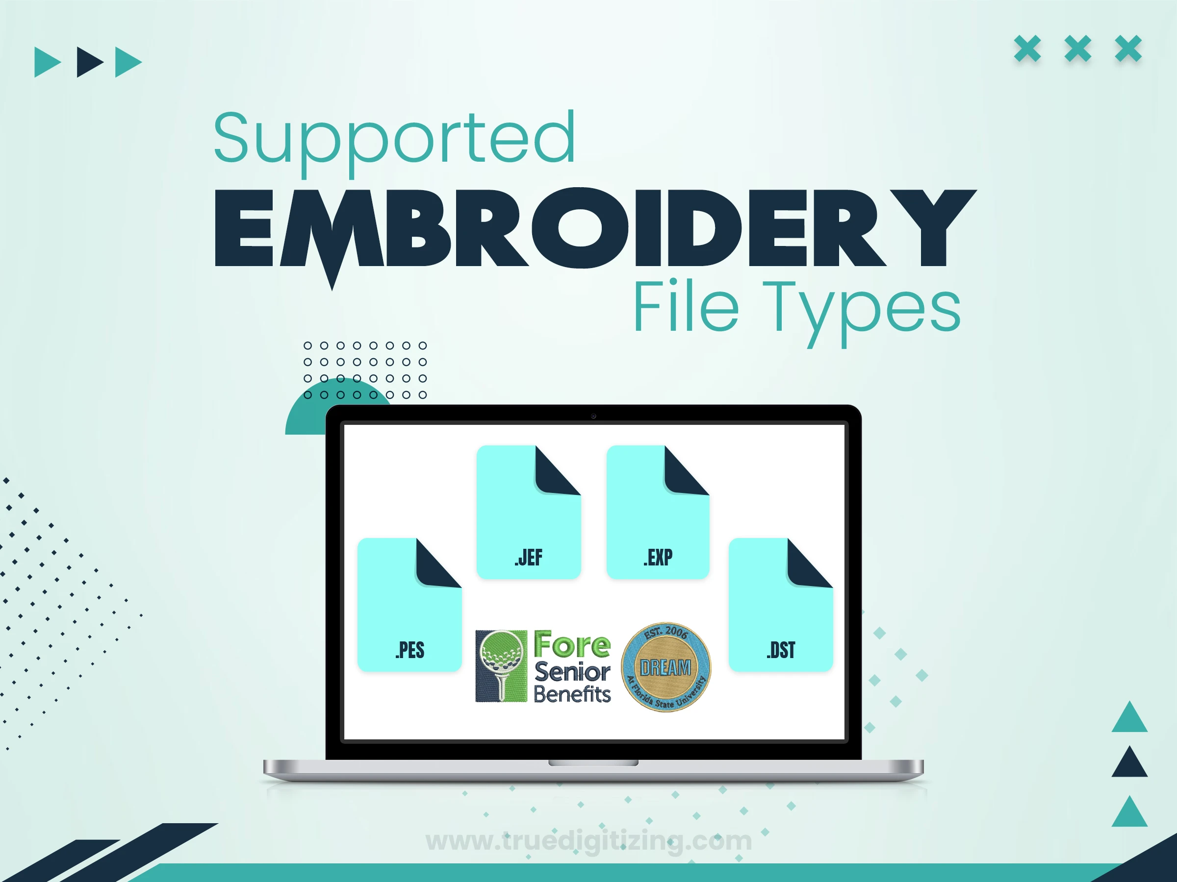 Supported Embroidery File Types