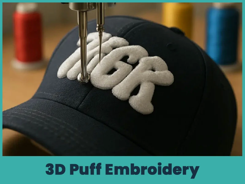 3D Puff Embroidery